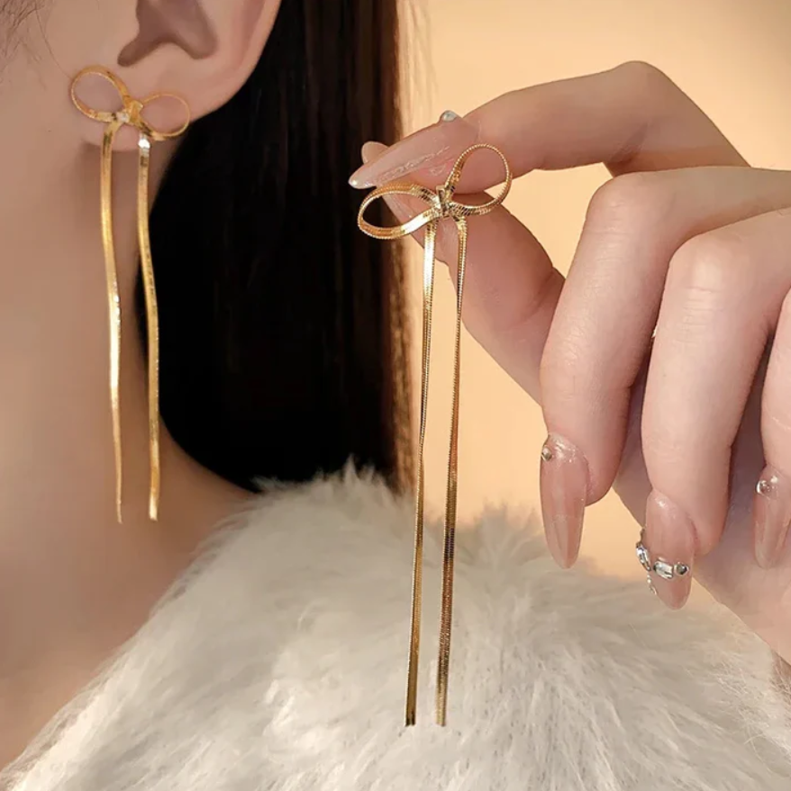 Ribbon Bow Earrings