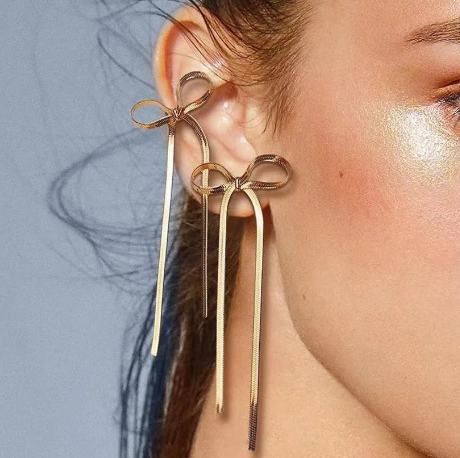 Ribbon Bow Earrings