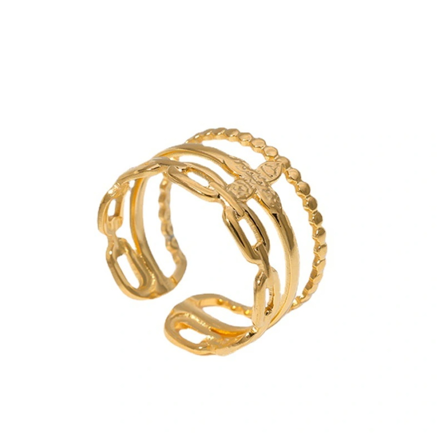 Golden Trinity Ring