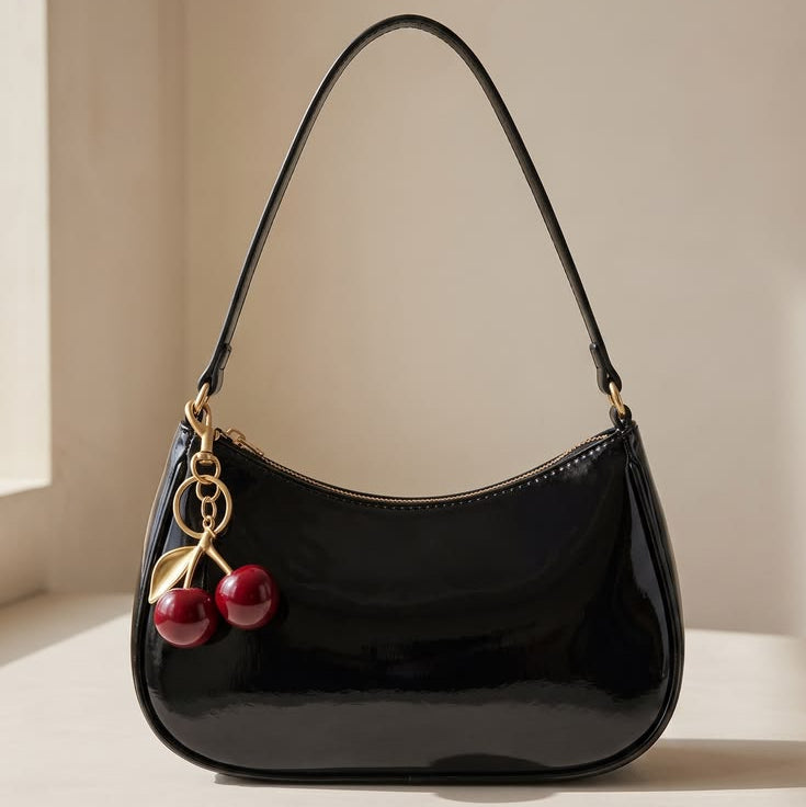 Cherry Charm Keychain