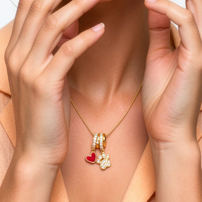 Love & Paw Charm Necklace