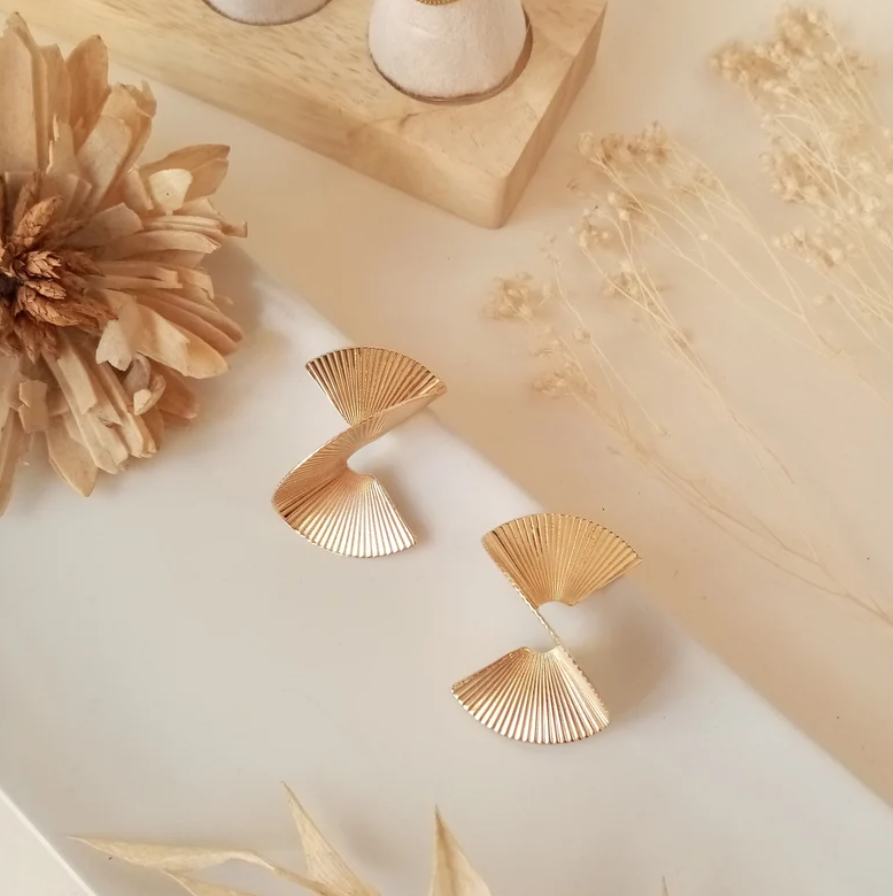 Spiral Twist Earrings