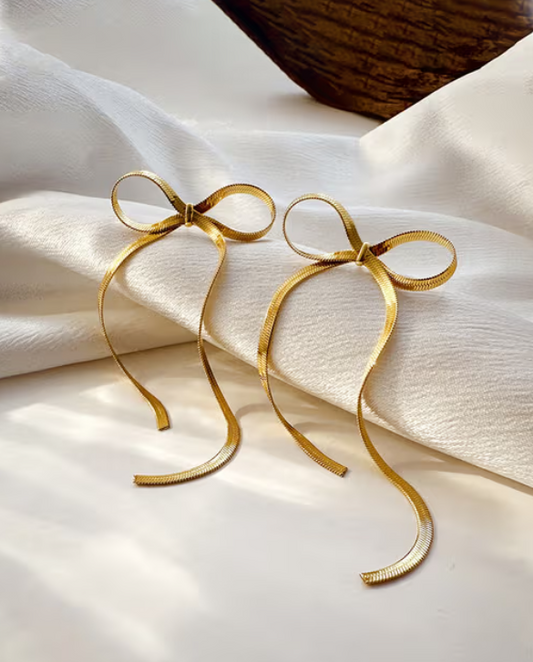 Ribbon Bow Earrings