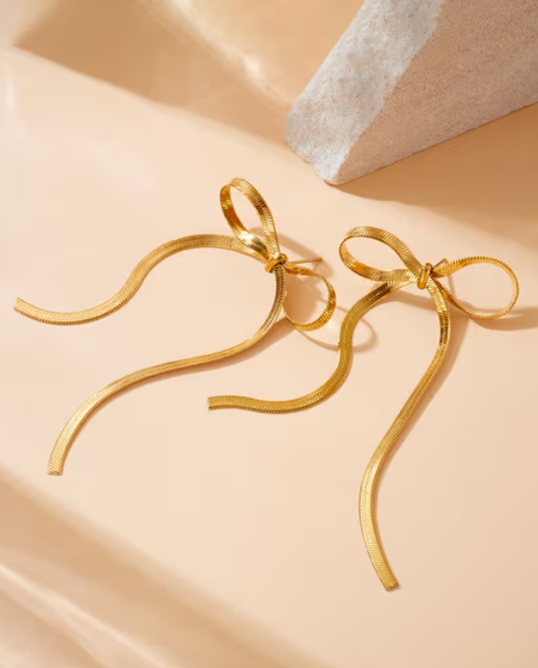 Ribbon Bow Earrings