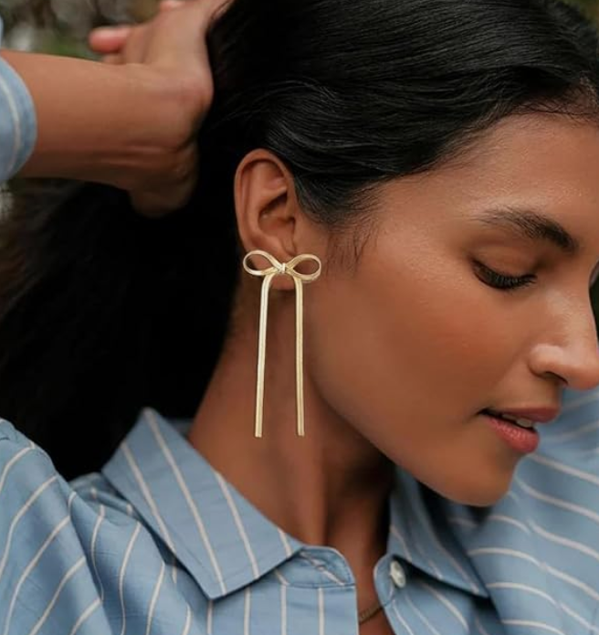 Ribbon Bow Earrings
