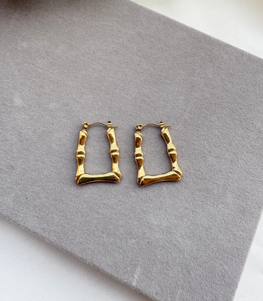 Bamboo Luxe Hoops