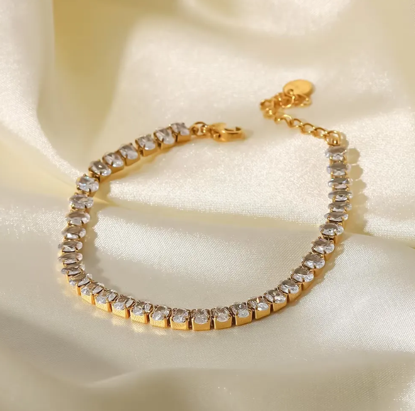 Classic Gold Tennis Bracelet