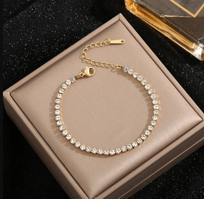 Classic Gold Tennis Bracelet