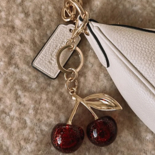 Cherry Charm Keychain
