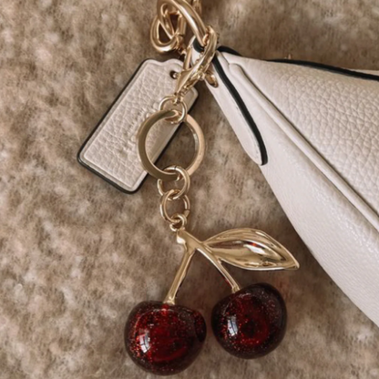 Cherry Charm Keychain