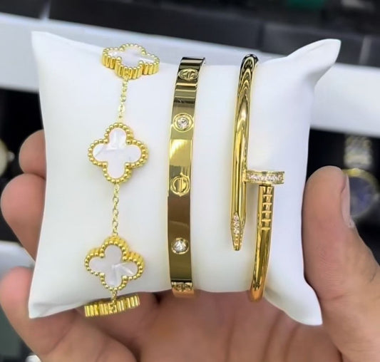 3 Luxe Bracelet Stack