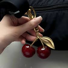Cherry Charm Keychain