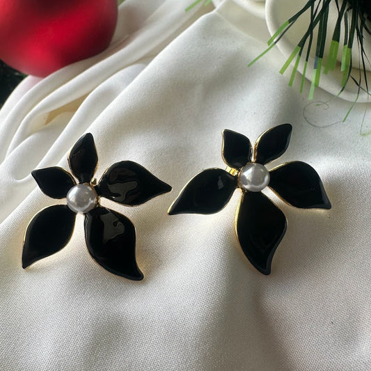 Midnight Bloom Studs