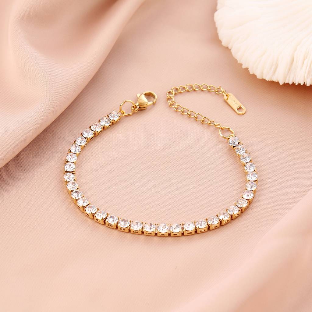 Classic Gold Tennis Bracelet