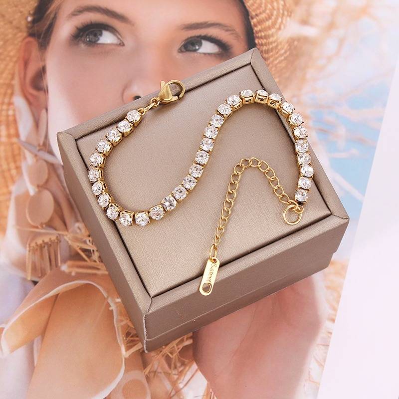 Classic Gold Tennis Bracelet